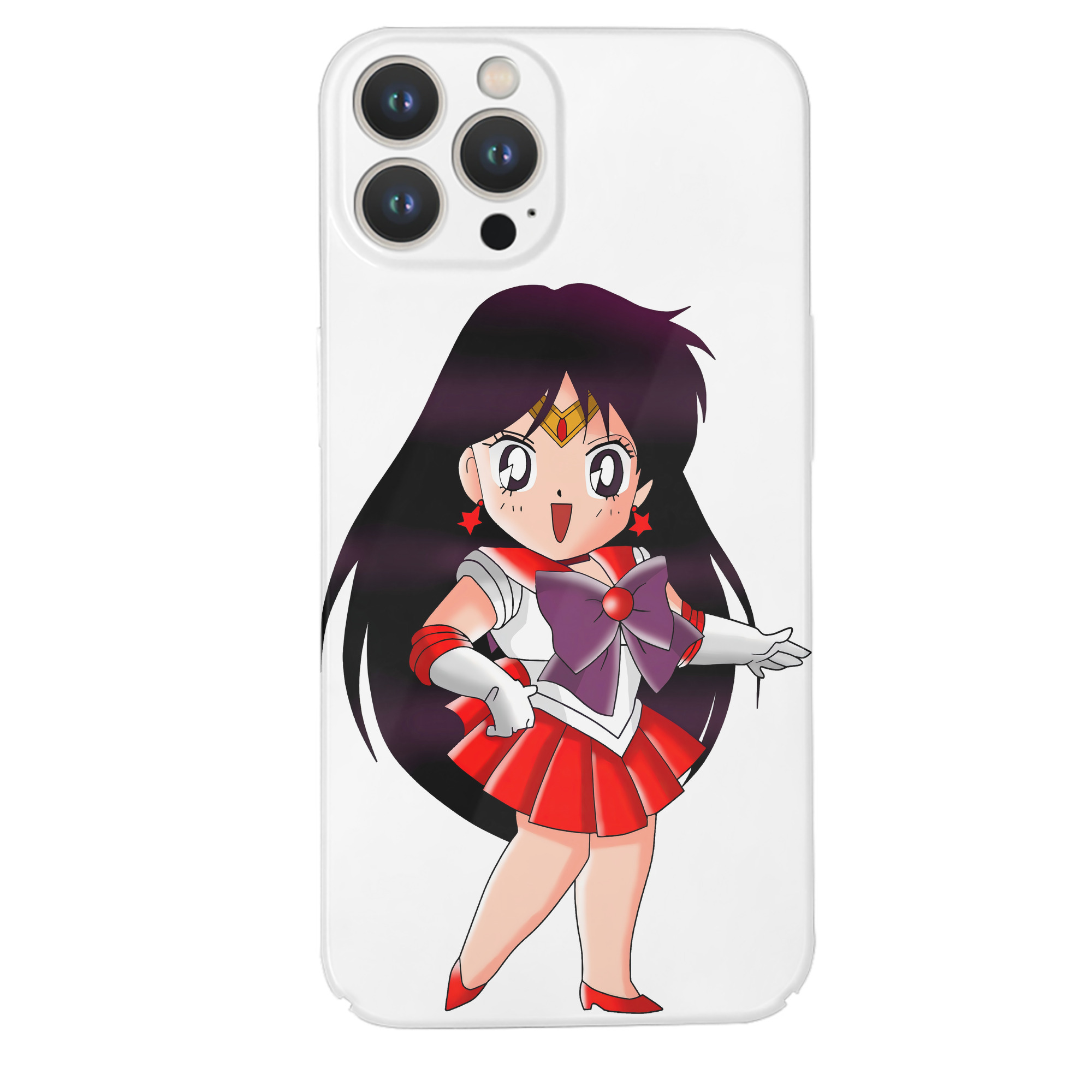（画像用） 美少女戦士セーラームーン 火野レイ ひの レイ Sailor Moon Hino Rei （セーラーマーズ,Sailor Mars） 【iPhone 14シリーズ対応】ハードケース